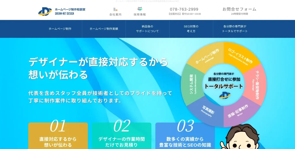 兵庫県神戸市にあるSEO対策会社・ドリームネットデザイン株式会社